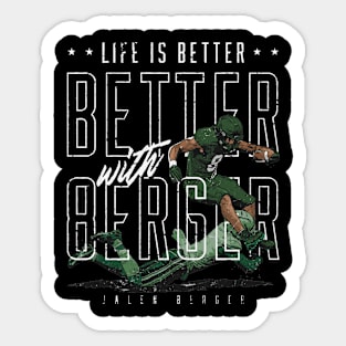 Jalen Berger College Life Is Better Sticker